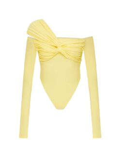 Боді з асиметричним драпіюванням