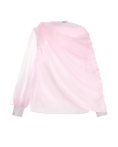 Блуза з драпірованою деталлю