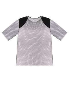 Топ з акцентними плечима