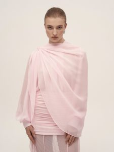 Блуза з драпірованою деталлю 2