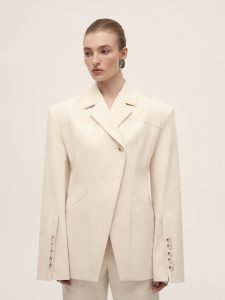 Жакет приталений з деніму 4