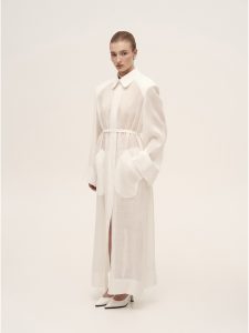 Тренч однобортний з кропиви 2