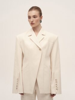 Жакет приталений з деніму 4