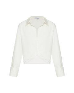 Сорочка з перекрученою деталлю