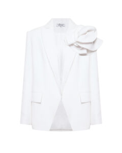 Жакет з декоративною квіткою