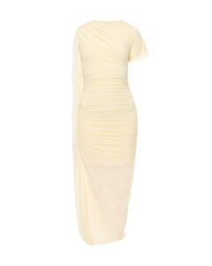 Сукня драпірована зі шлейфом