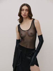 Боді з напівпрозорої сітки 2